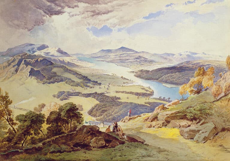 Windermere depuis le sommet d’Ormot – William Turner William Turner