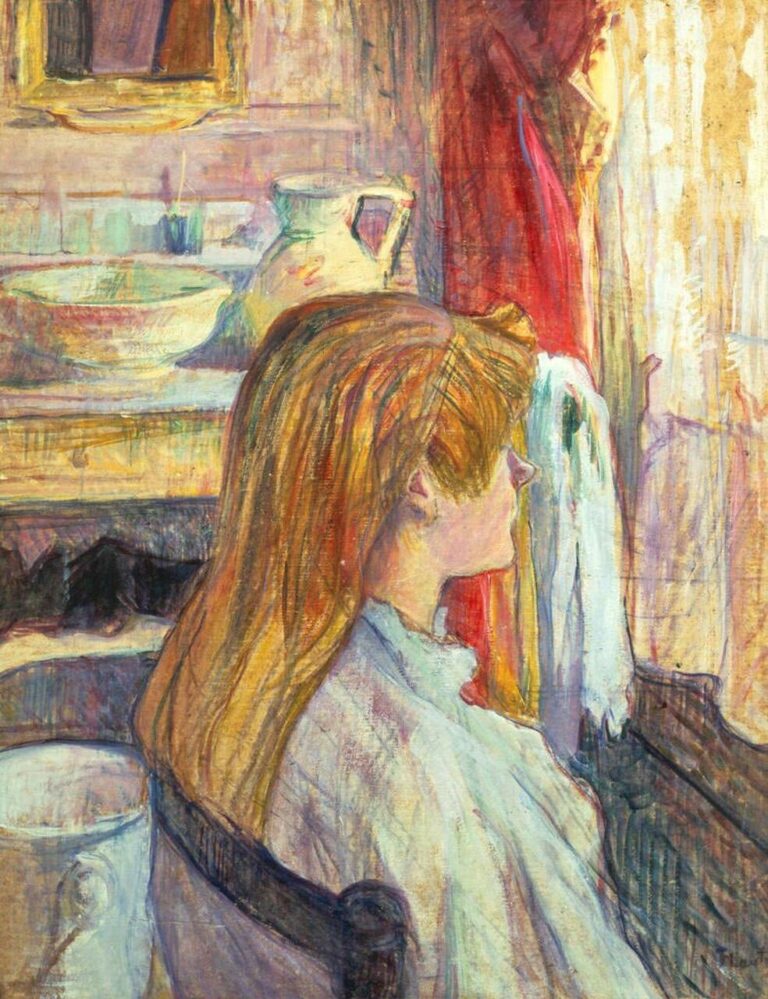 Femme par la fenêtre – Toulouse Lautrec Henri de Toulouse-Lautrec