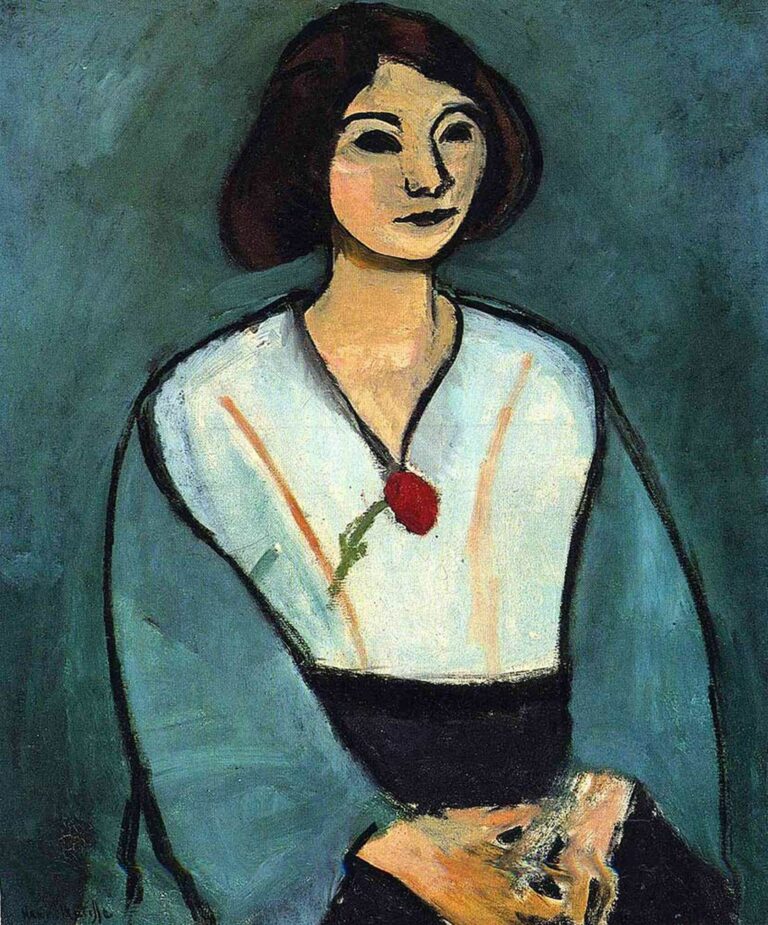 Dame en vert – Matisse Henri Matisse