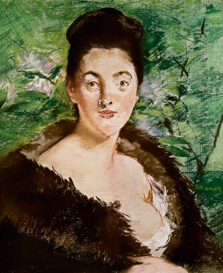 Femme dans un manteau de fourrure – Edouard Manet Édouard Manet