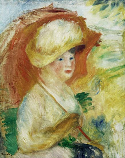 Femme avec ombrelle – Pierre-Auguste Renoir Pierre-Auguste Renoir