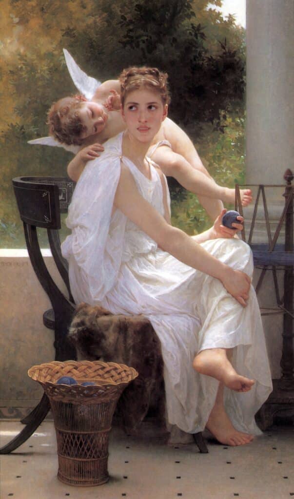 Le travail interrompu – William Bouguereau William Bouguereau