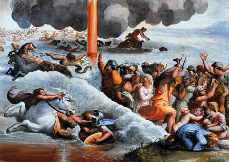 Les Israélites et la mer rouge – Raphaël (peintre) Raffaello Sanzio