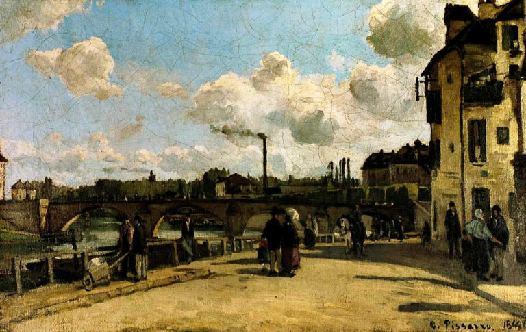 vue de Pontoise – Camille Pissarro Camille Pissarro