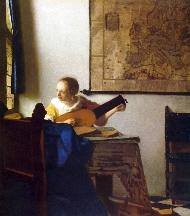 La Femme au luth – Johannes Vermeer Johannes Vermeer