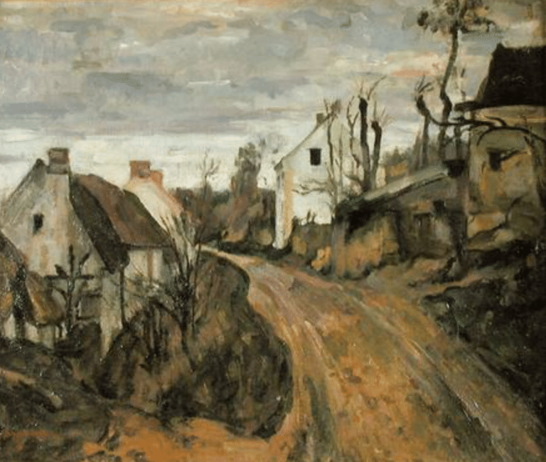 La route du village, Auvers – Paul Cézanne Paul Cézanne