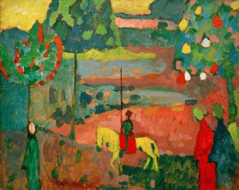 Lancer dans un paysage – Vassily Kandinsk Vassily Kandinsky