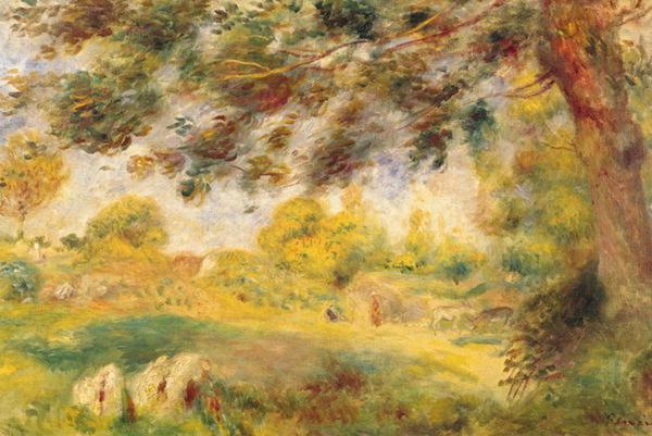 Paysage de printemps – Pierre-Auguste Renoir Pierre-Auguste Renoir