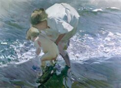 Baignade sur la plage – Sorolla Joaquín Sorolla