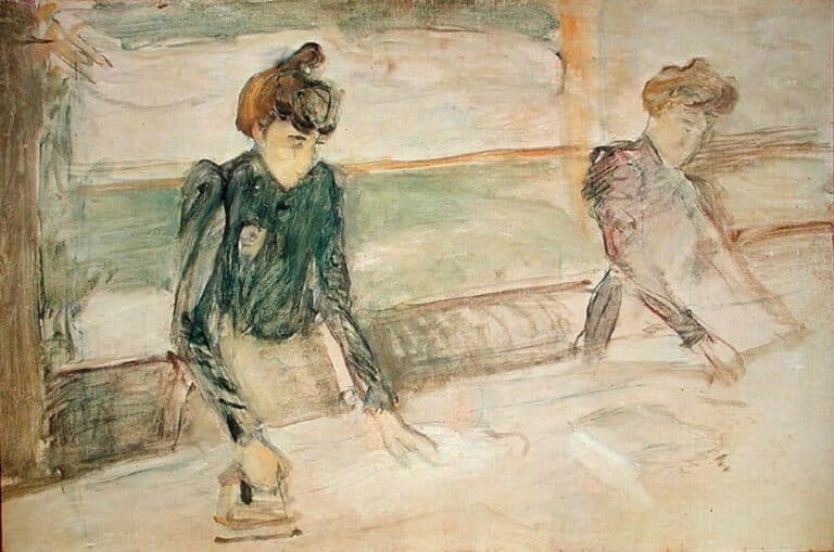 Les blanchisseuses – Toulouse Lautrec Henri de Toulouse-Lautrec