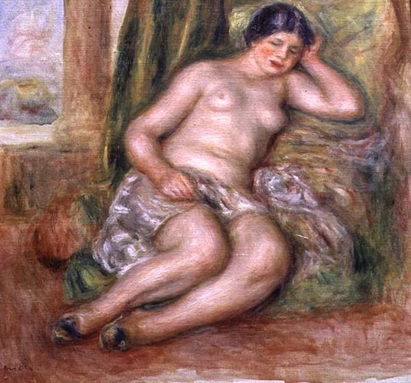 Odalisque endormie ou Odalisque en chaussons turcs – Pierre-Auguste Renoir Pierre-Auguste Renoir