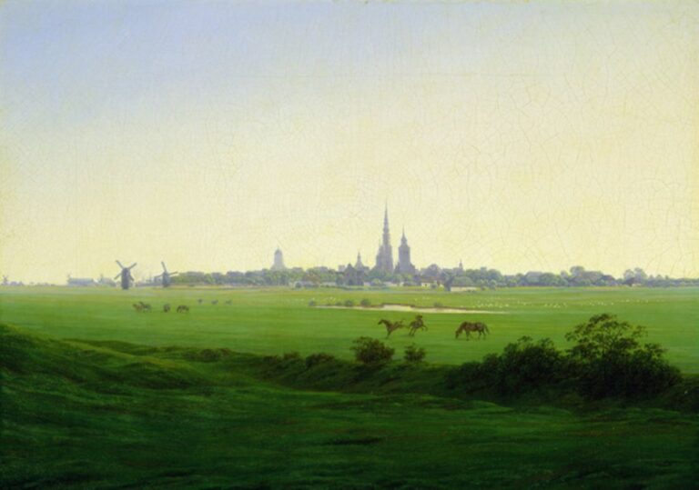 Prés à Greifswald – Caspar David Friedrich Caspar David Friedrich