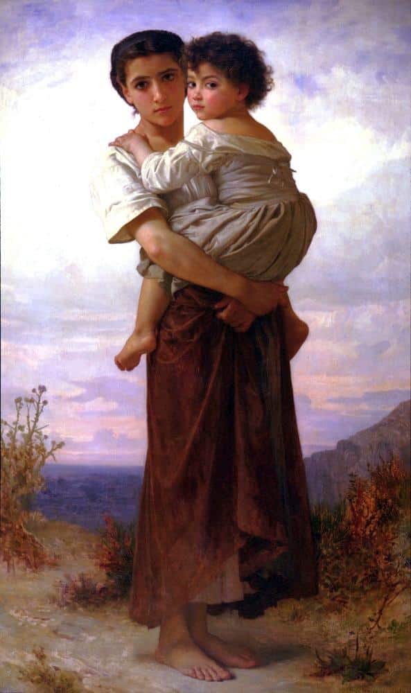 Young Bohemians – William Bouguereau William Bouguereau