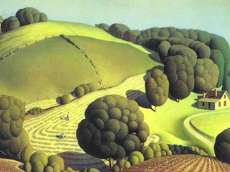 Le jeune maïs, 1931 – Grant Wood Grant Wood