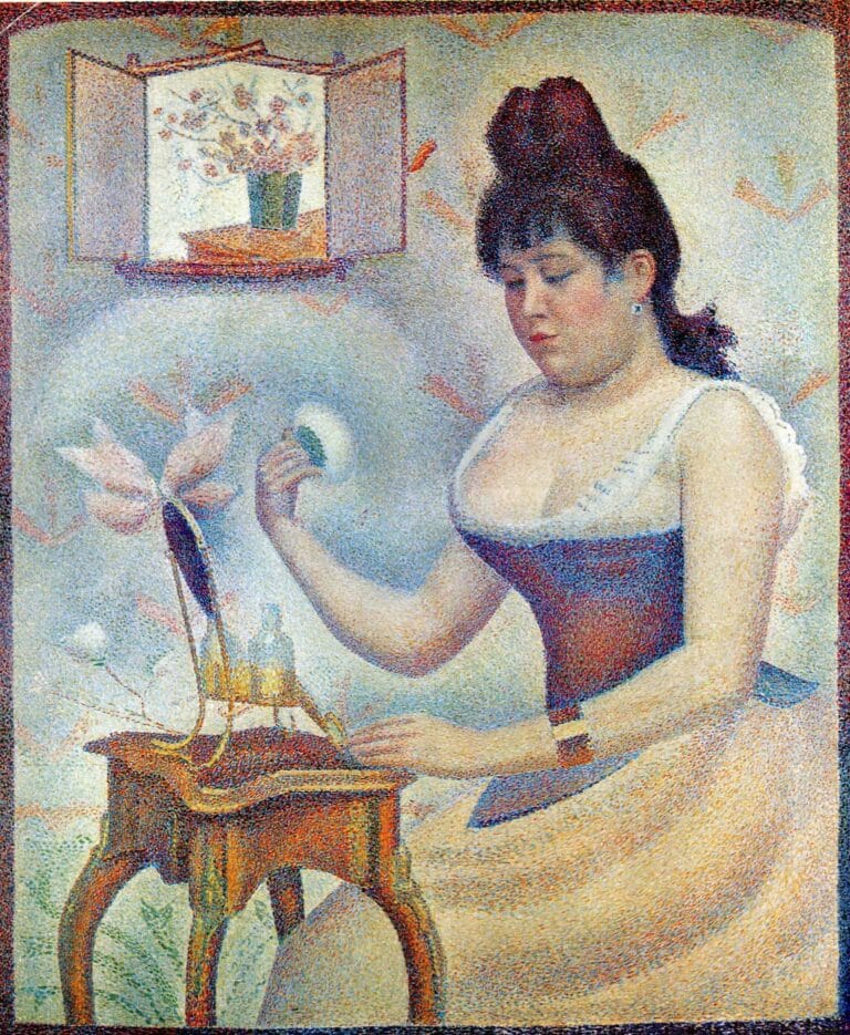 Jeune femme se poudrant – Georges SeuratGeorges Seurat Georges Seurat