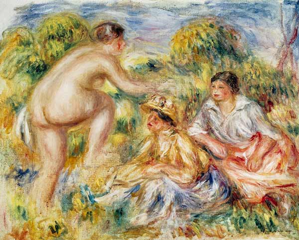 Jeunes filles dans la campagne – Pierre-Auguste Renoir Pierre-Auguste Renoir